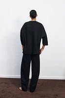 INTERLOCK COCOON PANTS