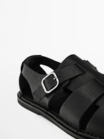 Leather cage sandals - Limited Edition