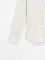 100% linen regular fit shirt