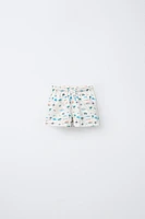 2-6 YEARS/ PRINTED SWIM SHORTS