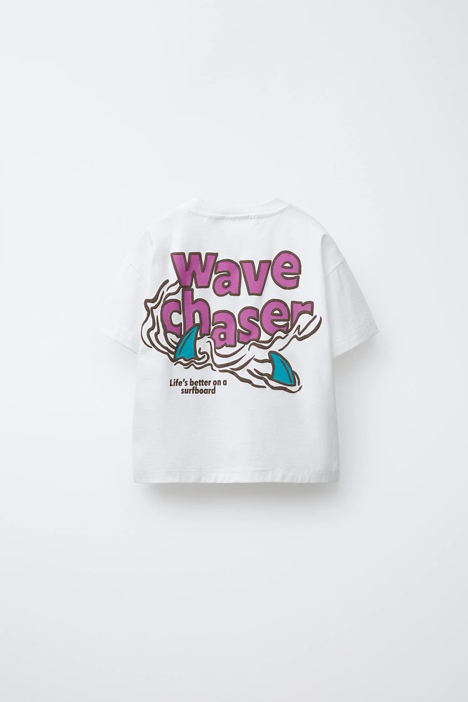T-SHIRT IMPRIMÉ INSCRIPTION