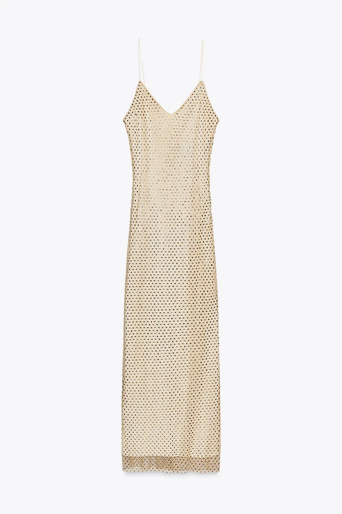 ROBE LONGUE STRASS