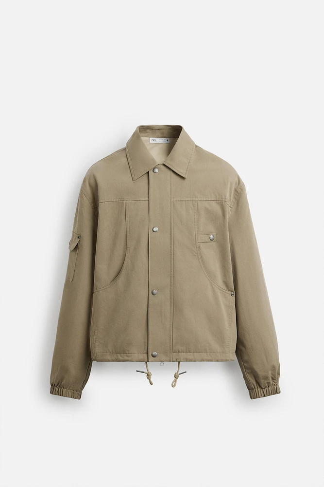 BLOUSON INSCRIPTION IMPRIMÉE GUITARRICADELAFUENTE