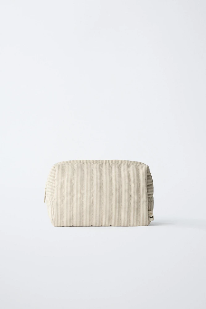 STRIPED MATERNITY BAG