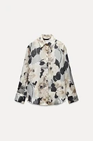 SATIN EFFECT PRINTED SHIRT