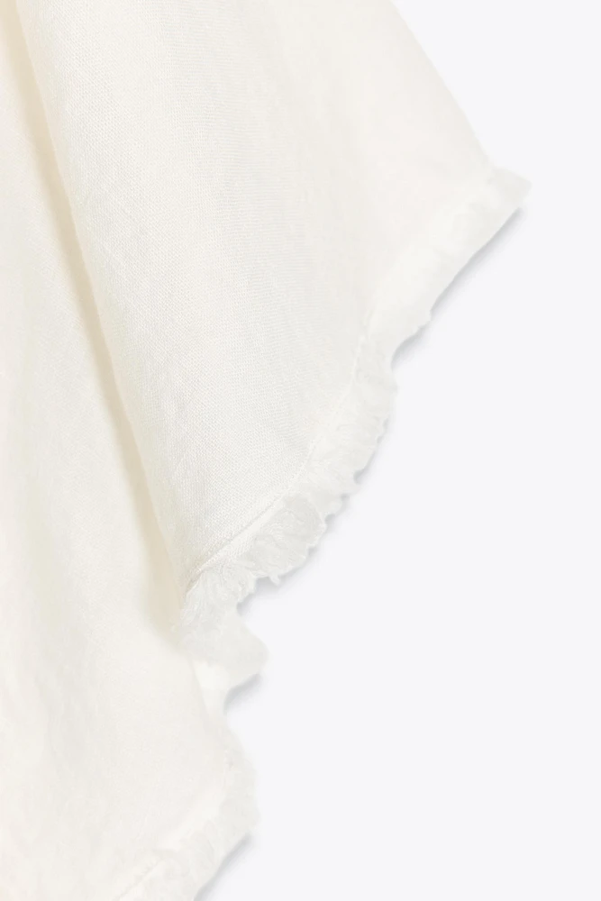 ZW COLLECTION 100% LINEN ASYMMETRIC DRESS