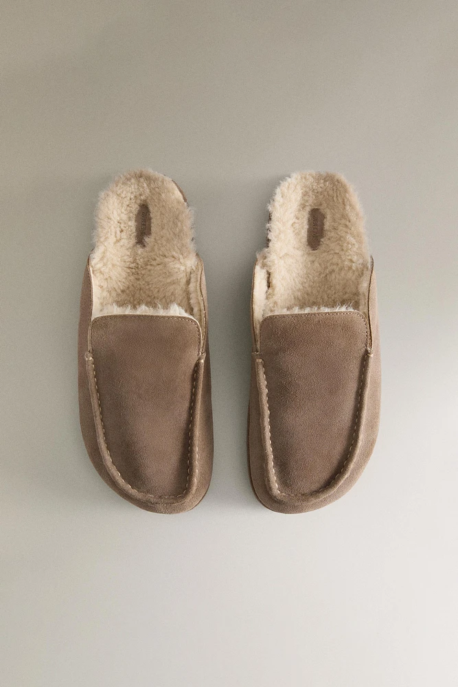 WARM LEATHER MOCCASINS