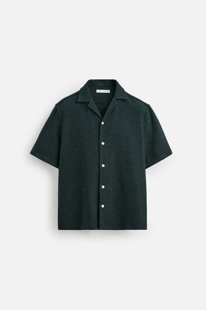 RELAXED FIT TEXTURED SHIRT