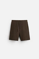 RELAXED FIT JACQUARD SHORTS