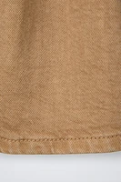 SERGED SKIRT WITH TIES