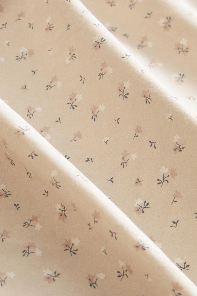 HOUSSE DE COUETTE ENFANT VOLANT FLEUR