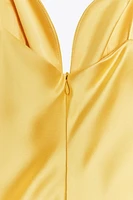 SATIN LONG DRESS