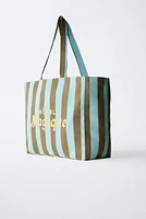SAC SHOPPER RAYURES HÔTEL MAGIQUE © X ZARA