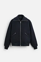 RIB COLLAR JACKET