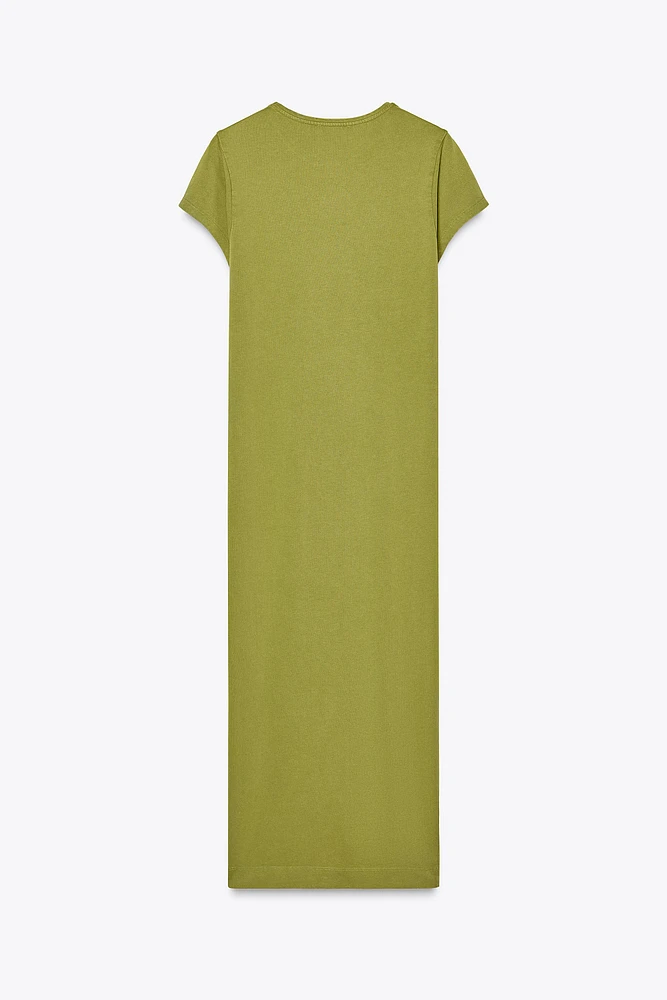 WASHED MIDI DRESS