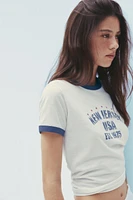 T-SHIRT FLAMMÉ INSCRIPTION