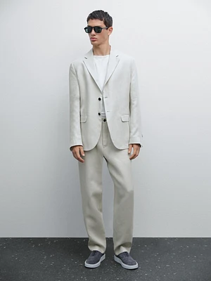 Veste de costume 100 % lin