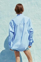 OVERSIZED POPLIN SHIRT