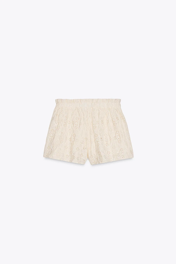EMBROIDERED SHORTS