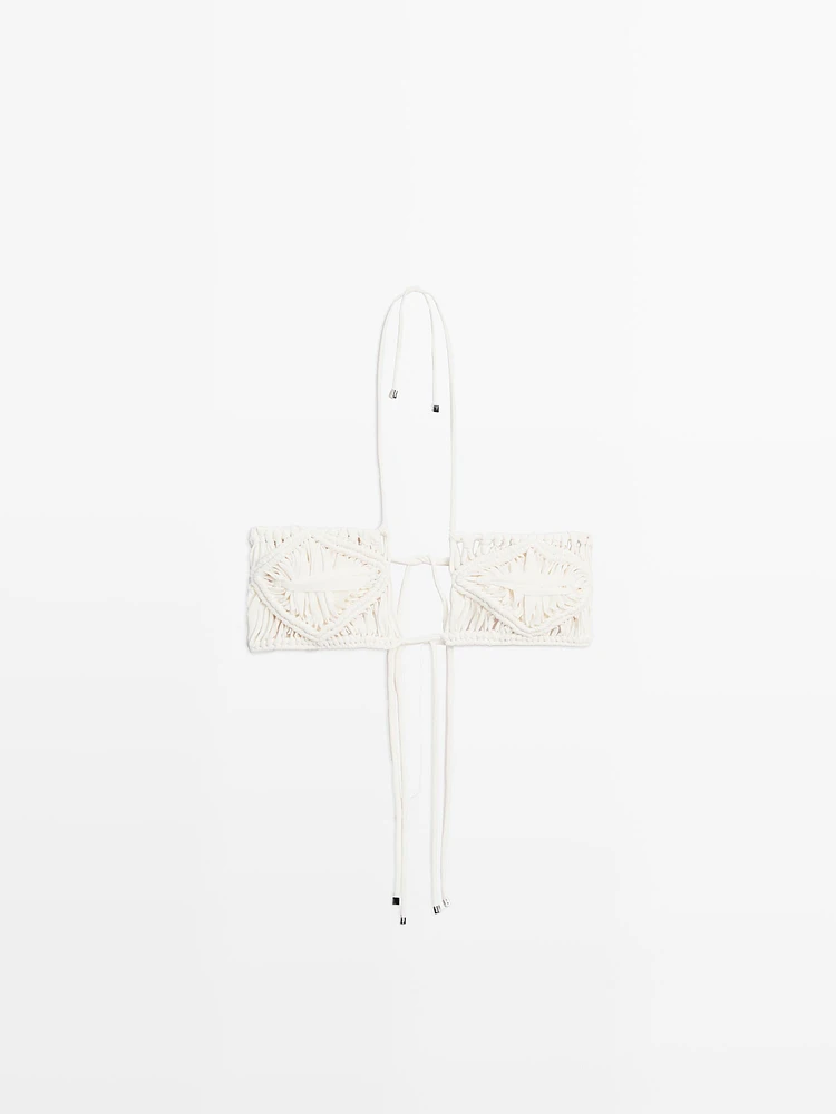 Ensemble bikini macramé
