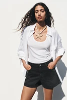 Z1975 MOM FIT MID-RISE SHORTS