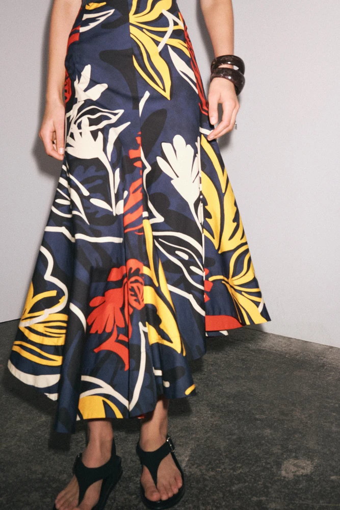 ZW COLLECTION PRINTED SKIRT