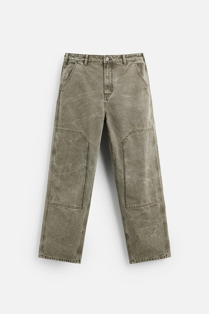 PANTALON DE TRAVAIL DÉLAVÉ