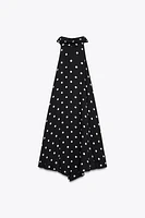 POLKA DOT HALTER TOP ZW COLLECTION