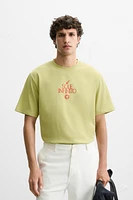 T-SHIRT TEXTE BRODÉ