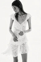 ROBE VOLANTS DENTELLE