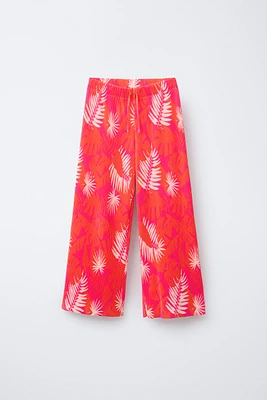 PANTALON PLISSÉ IMPRIMÉ