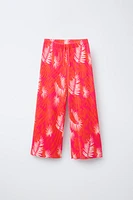 PANTALON PLISSÉ IMPRIMÉ