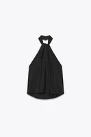 TOP GILET HALTER