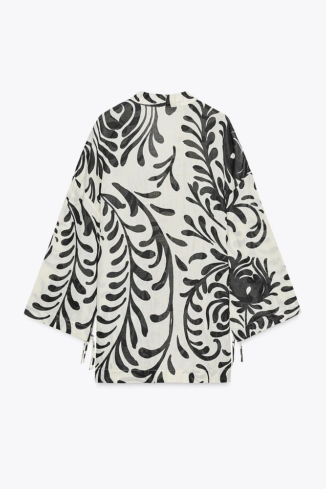 KIMONO IMPRIMÉ RAMIE ZW COLLECTION