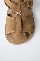 LEATHER FISHERMAN SANDALS