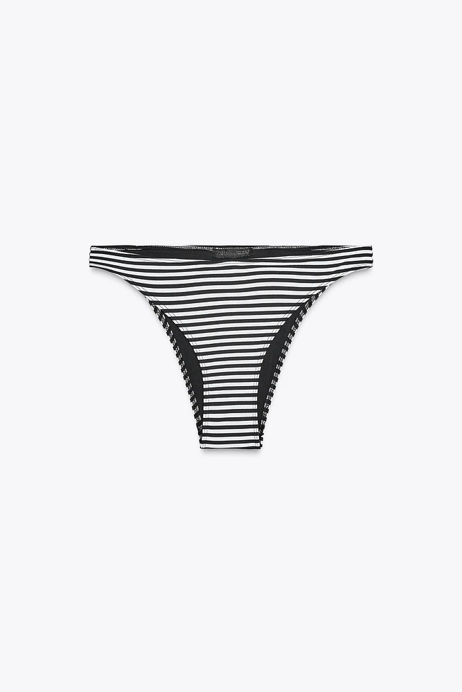 STRIPED BIKINI BOTTOMS