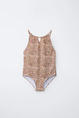 6-14 ANS/ MAILLOT DE BAIN À IMPRIMÉ ANIMAL CUT OUT