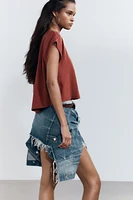 LINEN T-SHIRT WITH POCKET