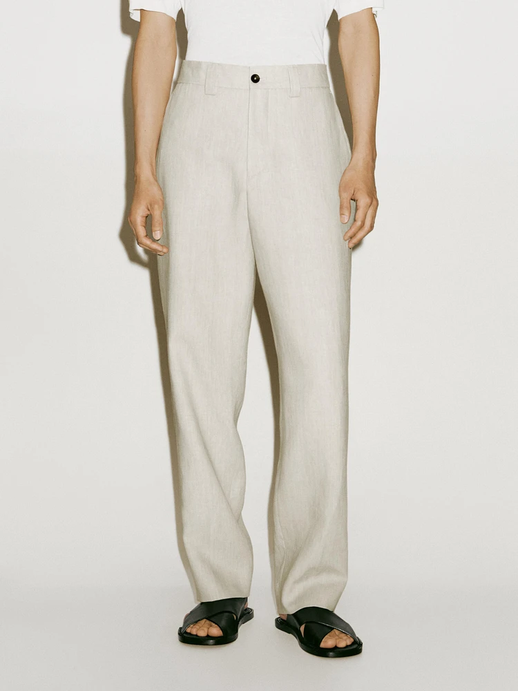 Pantalon de costume 100 % lin - Limited Edition