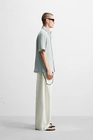 CHEMISE JACQUARD EFFET FROISSÉ