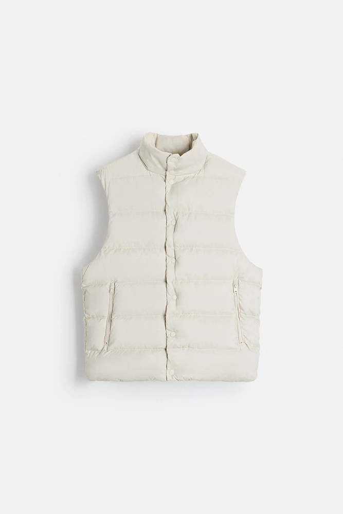 WATER REPELLENT 100% FEATHER DOWN VEST