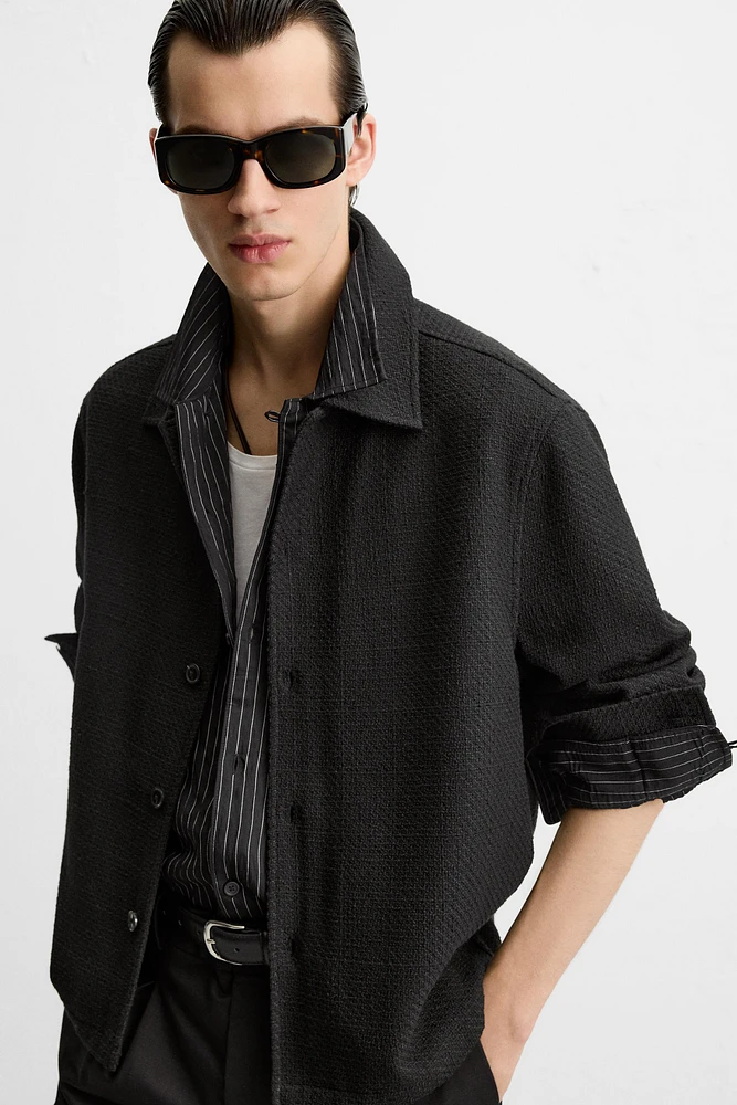 SURCHEMISE REGULAR FIT STRUCTURÉE