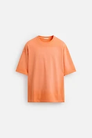 T-SHIRT RELAXED FIT DÉLAVÉ SPRAY