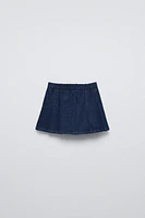 DENIM SKIRT WITH TRIM