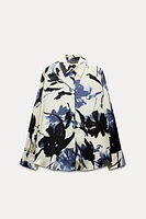 PRINTED SATIN SHIRT