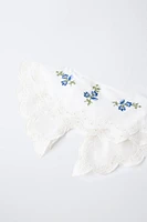 CROSS-STITCH EMBROIDERED COLLAR