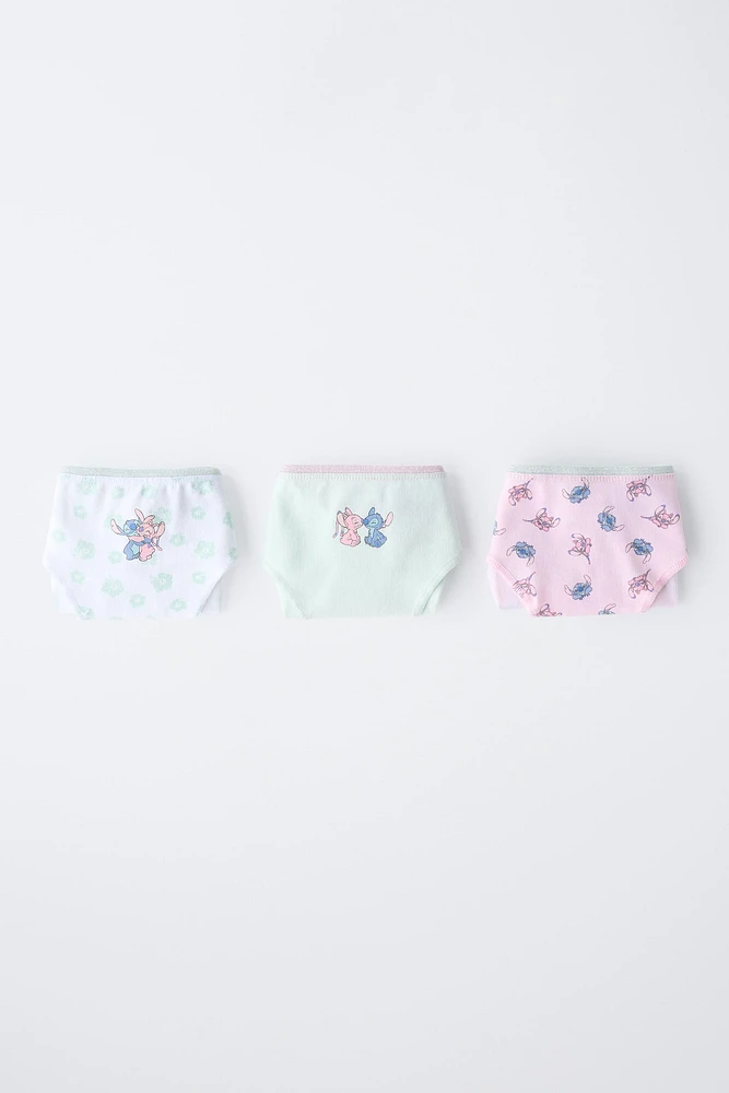 AGES 6-14 / THREE-PACK OF LILO & STITCH © DISNEY UNDERWEAR