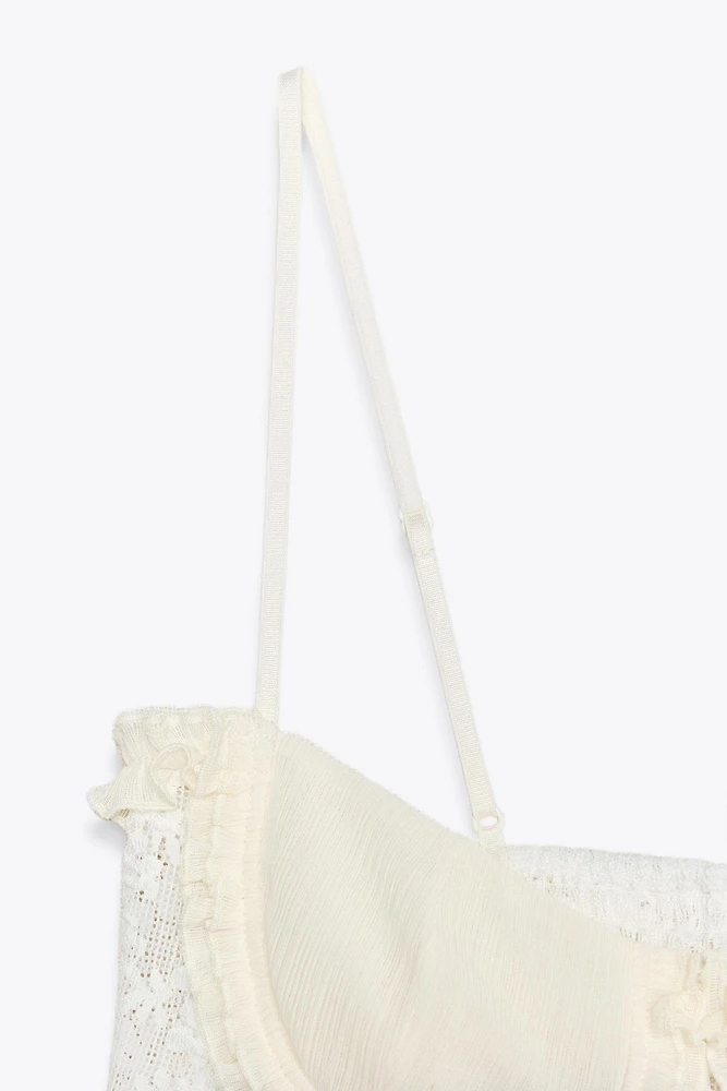 TOP STYLE LINGERIE EN DENTELLE