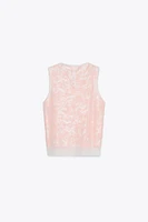 TOP EN MAILLE JACQUARD