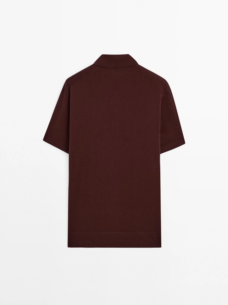 Polo en maille regular fit 100 % coton